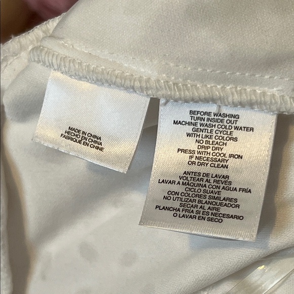 Anne Klein White Eyelet Midi Dress - Picture 3 of 4